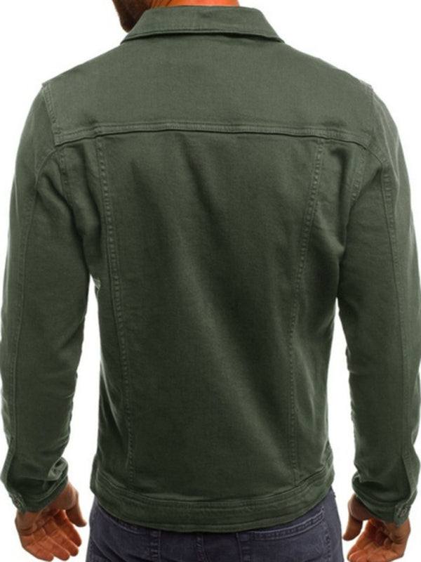 Men's Multi Pocket Denim Jacket in 6 Colors M-3XL