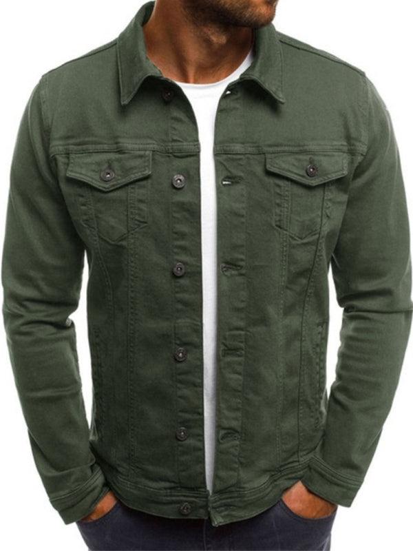 Men's Multi Pocket Denim Jacket in 6 Colors M-3XL