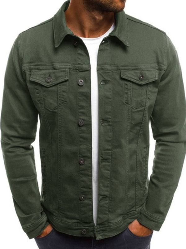 Men's Multi Pocket Denim Jacket in 6 Colors M-3XL