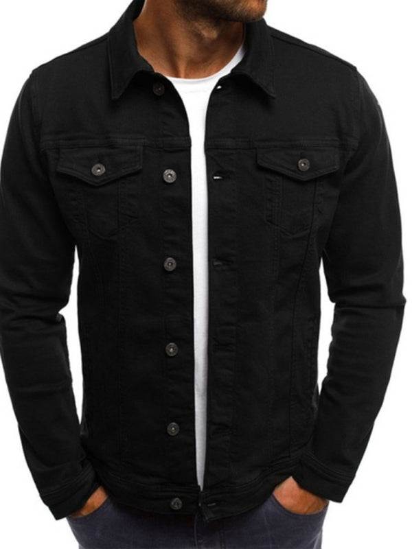 Men's Multi Pocket Denim Jacket in 6 Colors M-3XL