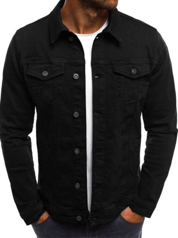Men's Multi Pocket Denim Jacket in 6 Colors M-3XL