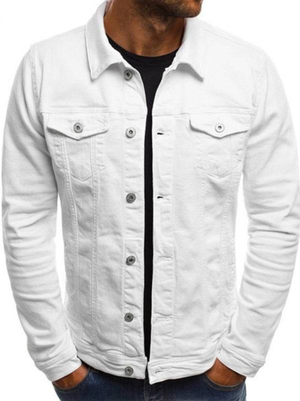Men's Multi Pocket Denim Jacket in 6 Colors M-3XL