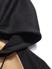 Men's Colorblock Zippered Hoodie in 5 Colors M-3XL