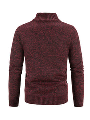 Men's Long Sleeve Knit Cardigan Jacket in 6 Colors M-4XL