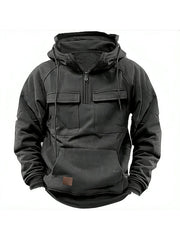 Men's Multi-Pocket Pullover Jacket