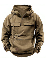 Men's Multi-Pocket Pullover Jacket