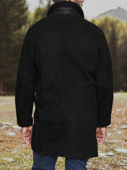 Mid-Length Fleece-Lined Men's Jacket