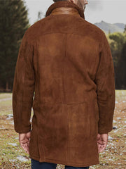 Mid-Length Fleece-Lined Men's Jacket