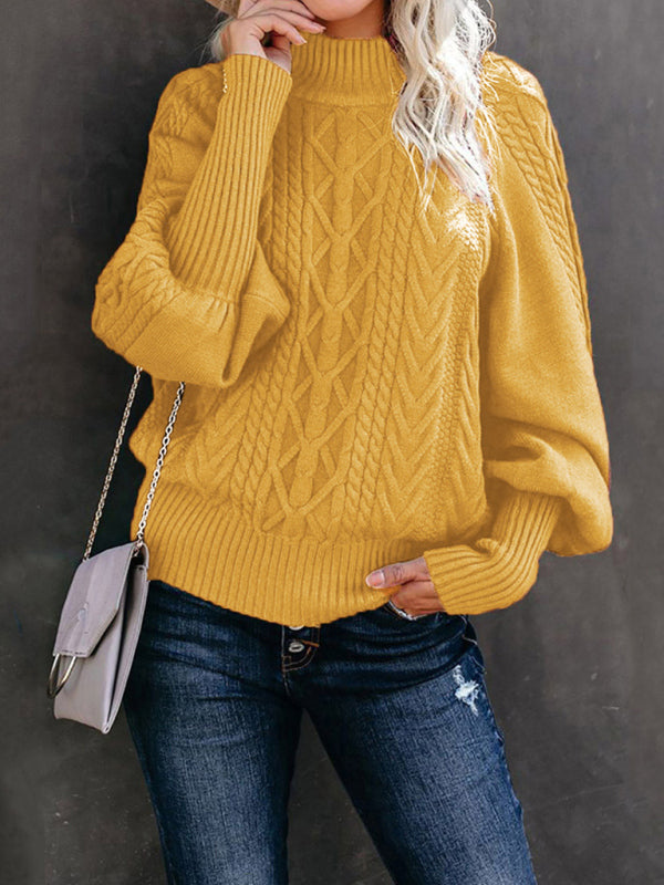 Long Sleeve Mock Neck Sweater