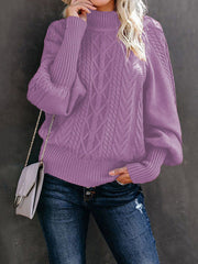 Long Sleeve Mock Neck Sweater