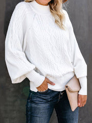 Long Sleeve Mock Neck Sweater