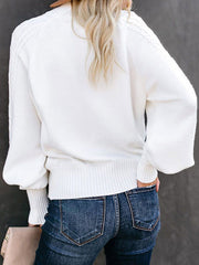 Long Sleeve Mock Neck Sweater