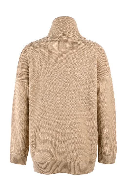Thick Oversize Turtle Neck Pullover Sweater in 6 Colors S-XL
