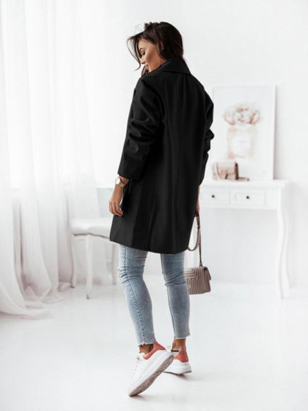 Double-Breasted Wool Coat