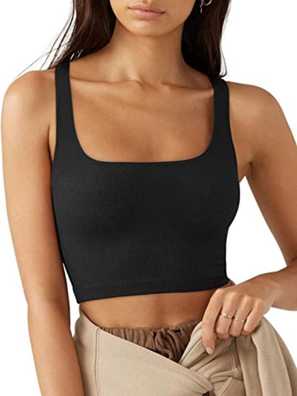 Solid Cropped Tank in 6 Colors S-2XL