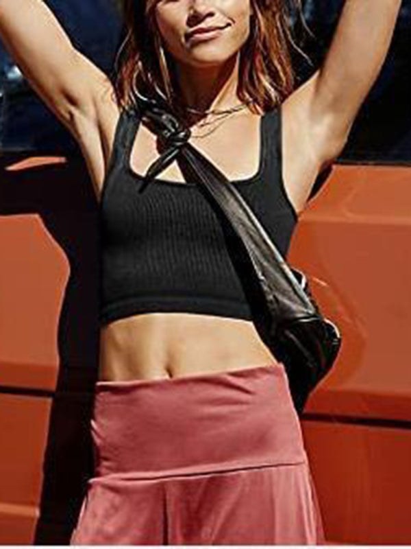 Solid Cropped Tank in 6 Colors S-2XL