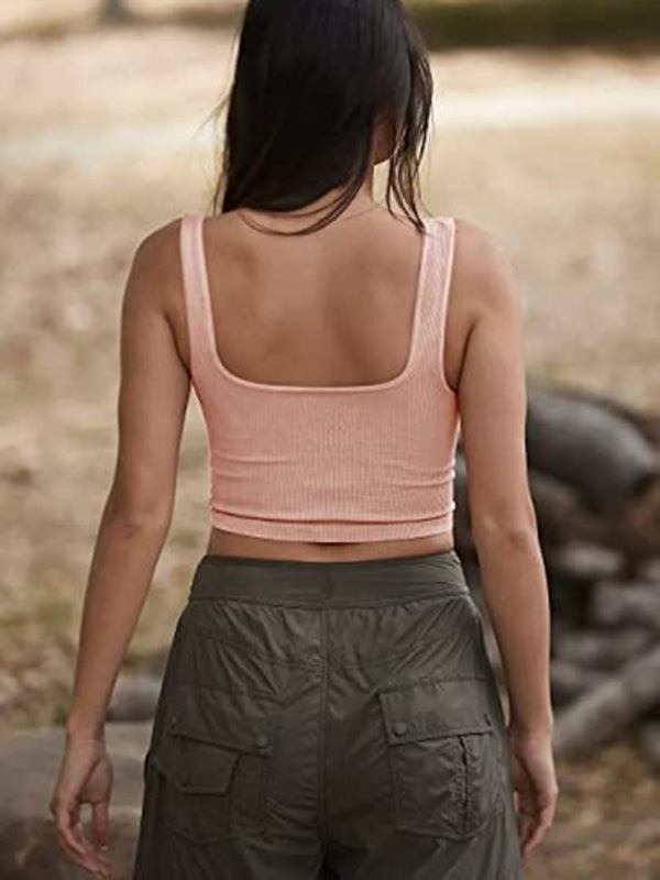 Solid Cropped Tank in 6 Colors S-2XL