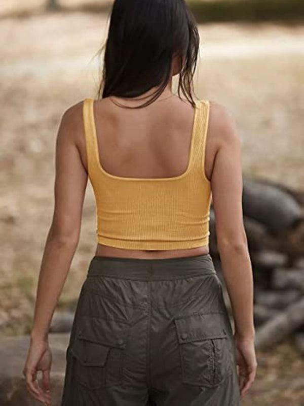 Solid Cropped Tank in 6 Colors S-2XL
