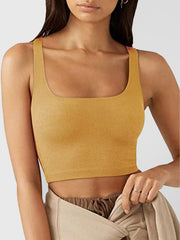 Solid Cropped Tank in 6 Colors S-2XL