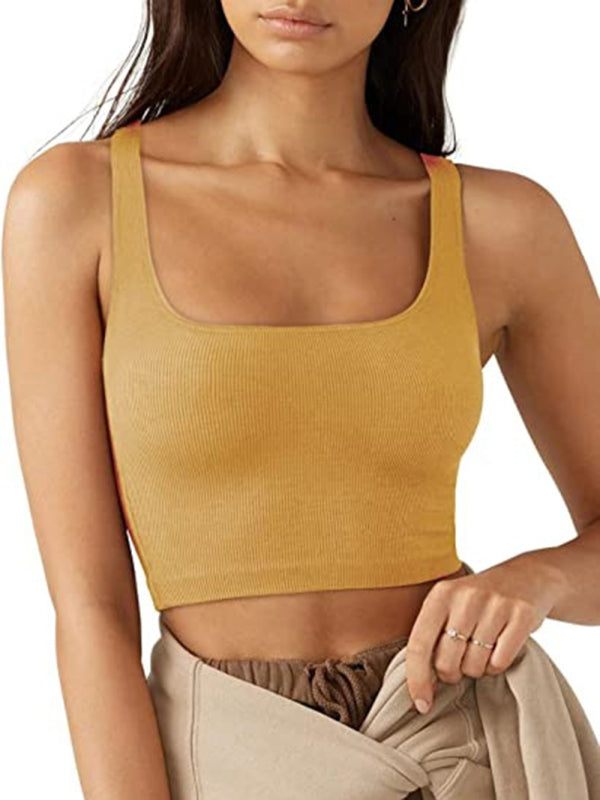 Solid Cropped Tank in 6 Colors S-2XL