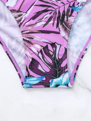 Geblümter High Waist Bikini in 2 Farben S-XL