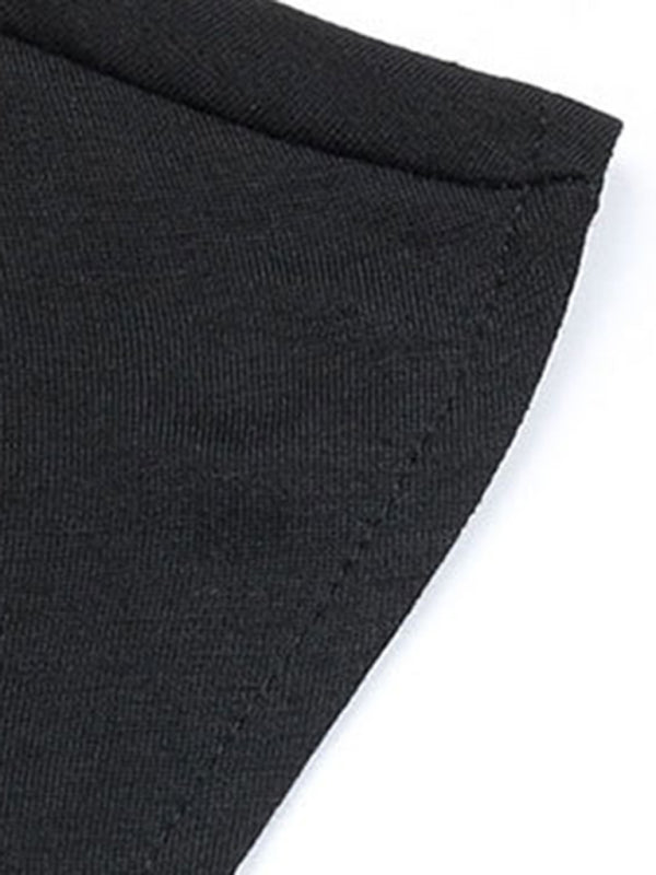 Robe froncée à manches courtes et ourlet irrégulier, 3 couleurs, S-XL