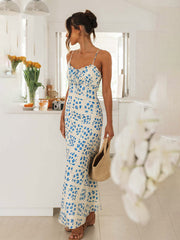 Slim Fit Sleeveless Summer Maxi Dress in 2 Colors S-XL