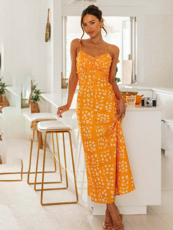 Slim Fit Sleeveless Summer Maxi Dress in 2 Colors S-XL