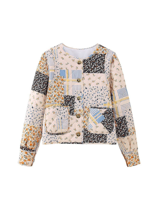 Veste matelassée colorblock SL