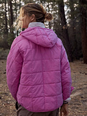 Hooded Long Sleeve Padded Jacket in 5 Colors S-XXL