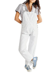 Jeans-Overall mit lockerer Passform, mit Taschen und verstellbaren Schultergurten