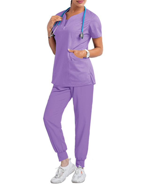 Scrubs with Short Sleeve Top and Jogger Pants