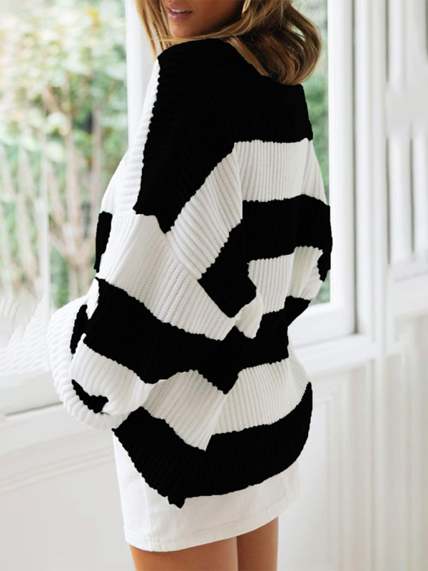 Long Sleeve Striped Sweater