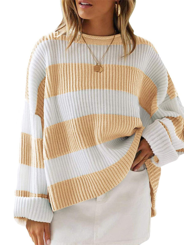 Long Sleeve Striped Sweater