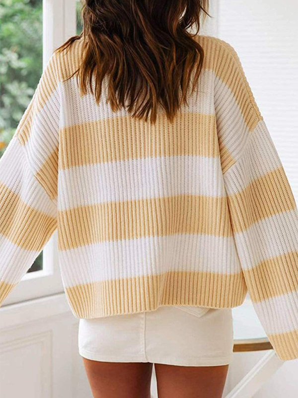 Long Sleeve Striped Sweater