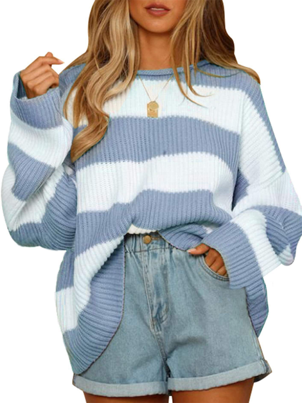 Long Sleeve Striped Sweater