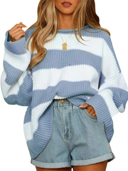 Long Sleeve Striped Sweater