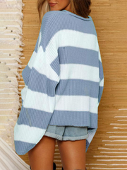 Long Sleeve Striped Sweater
