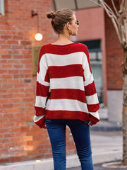 Long Sleeve Striped Sweater