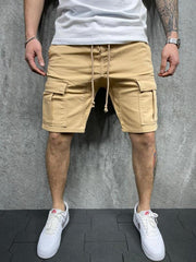 Men's Multi-Pocket Cargo Shorts in 4 Colors M-3XL